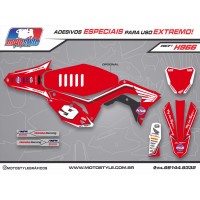 H966 GRÁFICO ADESIVO HONDA CRF 250 - 450