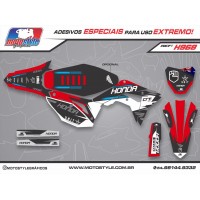 H968 GRÁFICO ADESIVO HONDA CRF 250 - 450