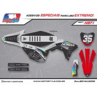 H971 GRÁFICO ADESIVO HONDA CRF 250 - 450
