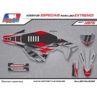 H975 GRÁFICO ADESIVO HONDA CRF 250 - 450