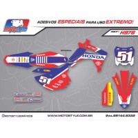 H976 GRÁFICO ADESIVO HONDA CRF 250 - 450