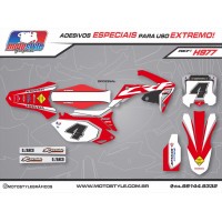 H977 GRÁFICO ADESIVO HONDA CRF 250 - 450