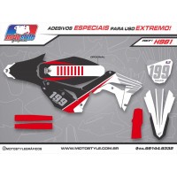 H981 GRÁFICO ADESIVO HONDA CRF 250 - 450