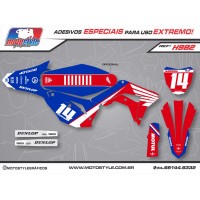 H982 GRÁFICO ADESIVO HONDA CRF 250 - 450