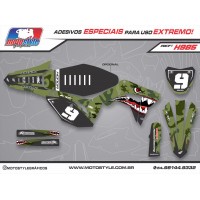H985 GRÁFICO ADESIVO HONDA CRF 250 - 450