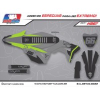 H987 GRÁFICO ADESIVO HONDA CRF 250 - 450