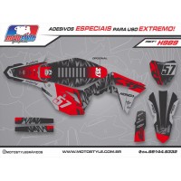 H989 GRÁFICO ADESIVO HONDA CRF 250 - 450