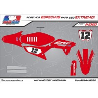 H1000 GRÁFICO ADESIVO HONDA CRF 250 - 450