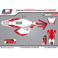 H1005 GRÁFICO ADESIVO HONDA CRF 250 - 450