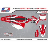 H1010 GRÁFICO ADESIVO HONDA CRF 250 - 450