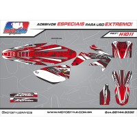 H1011 GRÁFICO ADESIVO HONDA CRF 250 - 450