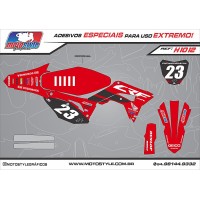 H1012 GRÁFICO ADESIVO HONDA CRF 250 - 450
