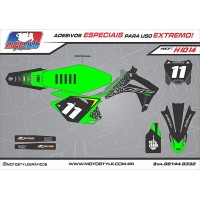 H1014 GRÁFICO ADESIVO HONDA CRF 250 - 450