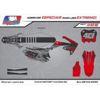 H1015 GRÁFICO ADESIVO HONDA CRF 250 - 450