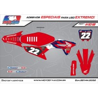 H1018 GRÁFICO ADESIVO HONDA CRF 250 - 450