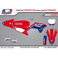 H1033 GRÁFICO ADESIVO HONDA CRF 250 - 450