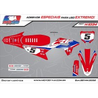 H1034 GRÁFICO ADESIVO HONDA CRF 250 - 450