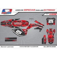 H1035 GRÁFICO ADESIVO HONDA CRF 250 - 450