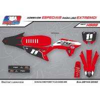 H999 GRÁFICO ADESIVO HONDA CRF 250 - 450