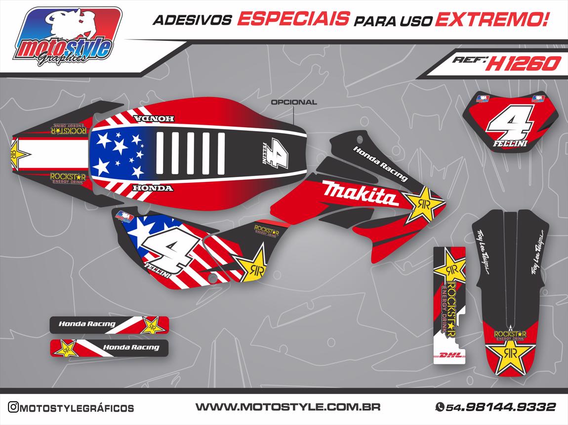 H1260 GRÁFICO ADESIVO HONDA TORNADO ROCKSTAR