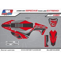 H1331 GRÁFICO ADESIVO HONDA TORNADO