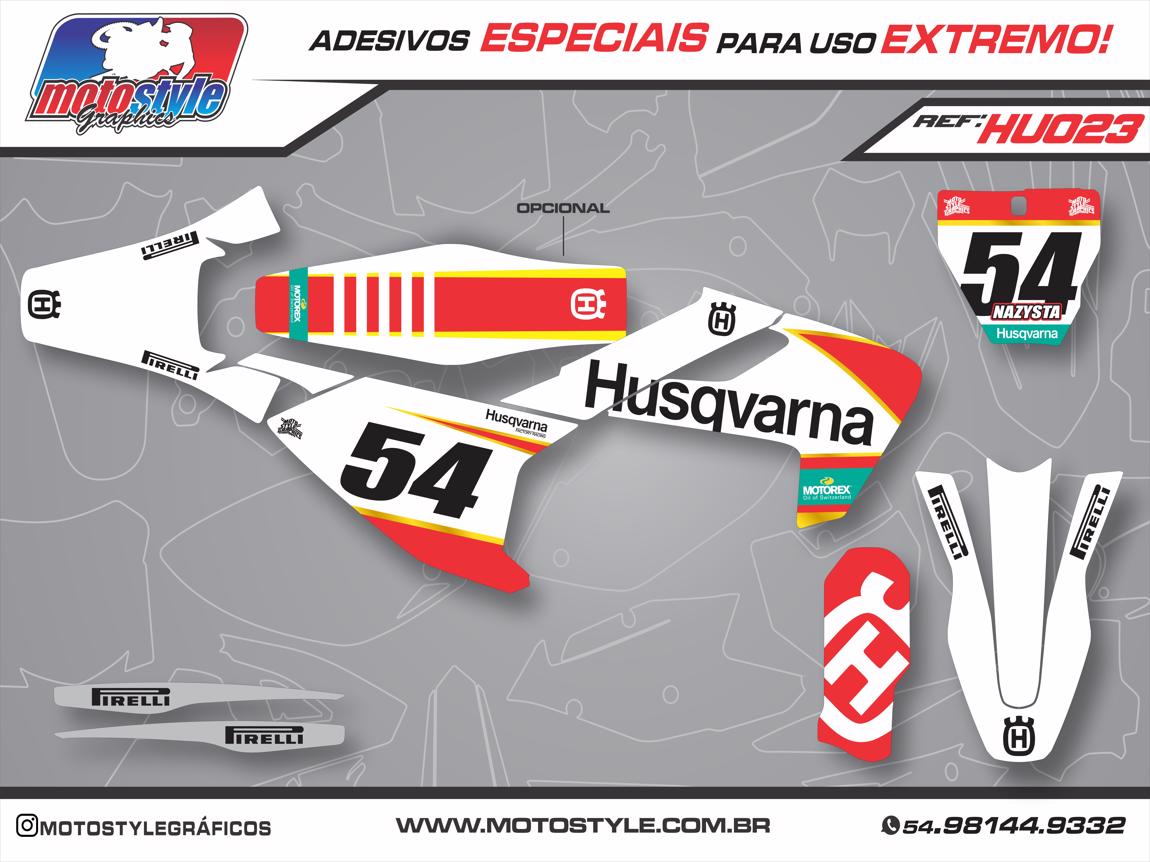 HU023 GRÁFICO ADESIVO HUSQVARNA