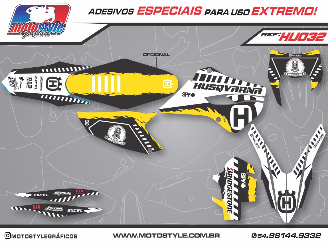 HU032 GRÁFICO ADESIVO HUSQVARNA