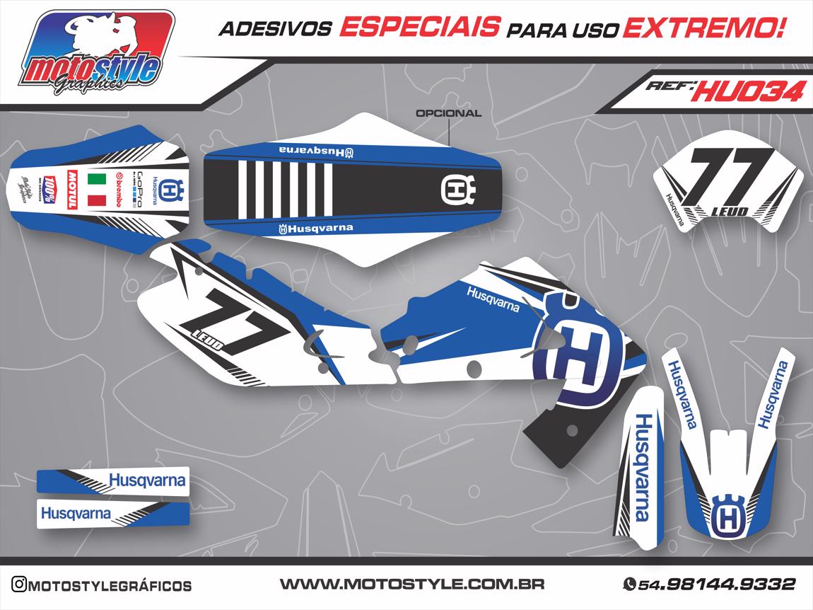 HU034 GRÁFICO ADESIVO HUSQVARNA