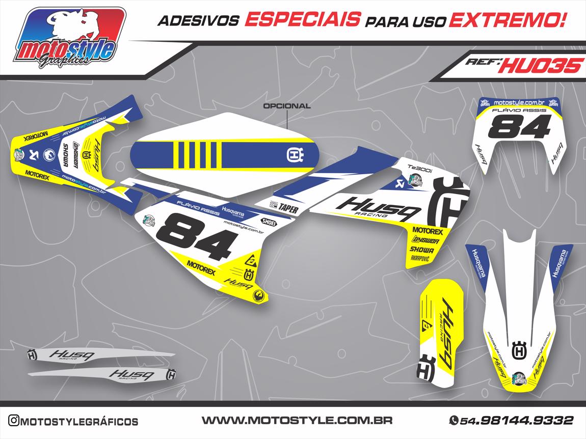 HU035 GRÁFICO ADESIVO HUSQVARNA