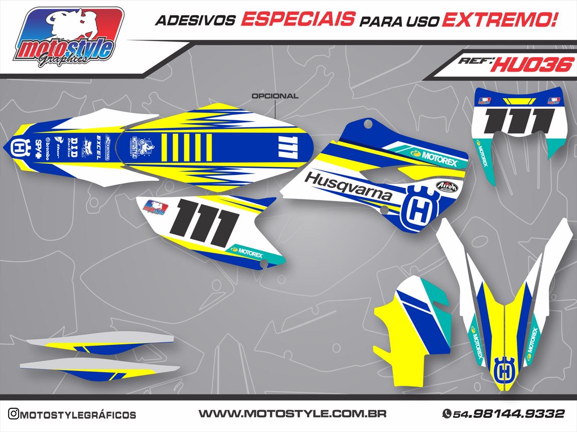 HU036 GRÁFICO ADESIVO HUSQVARNA