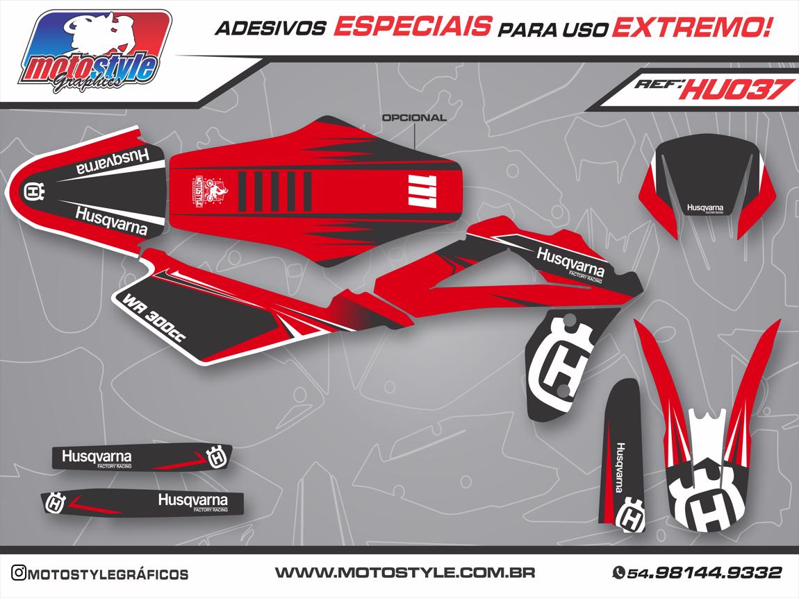 HU037 GRÁFICO ADESIVO HUSQVARNA