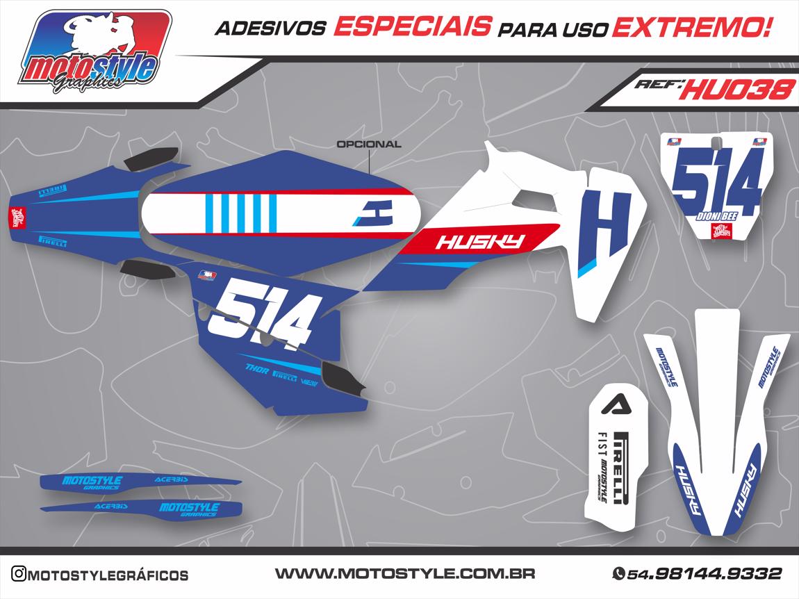 HU038 GRÁFICO ADESIVO HUSQVARNA