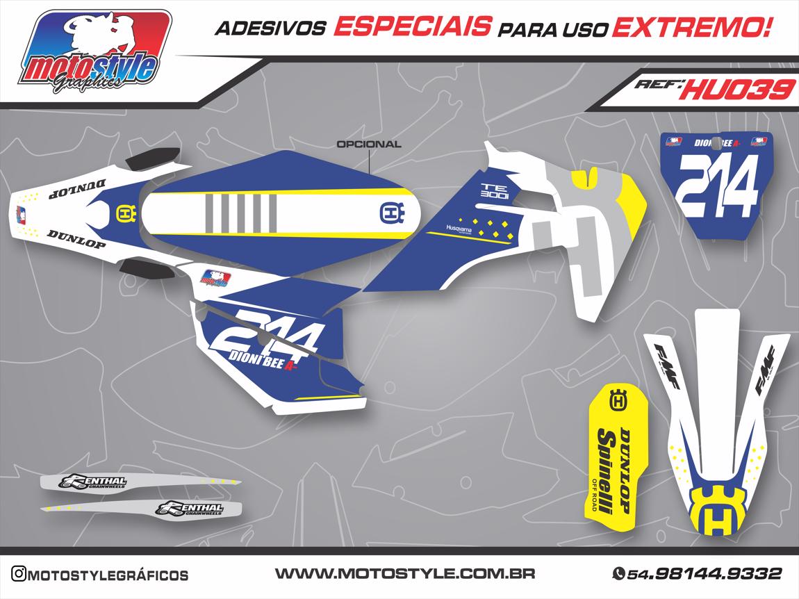 HU039 GRÁFICO ADESIVO HUSQVARNA