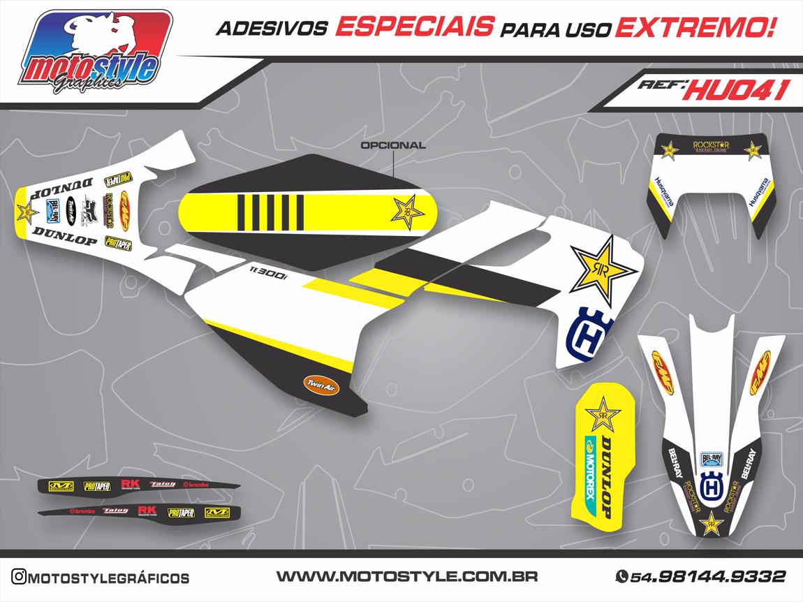 HU041 GRÁFICO ADESIVO HUSQVARNA ROCKSTAR
