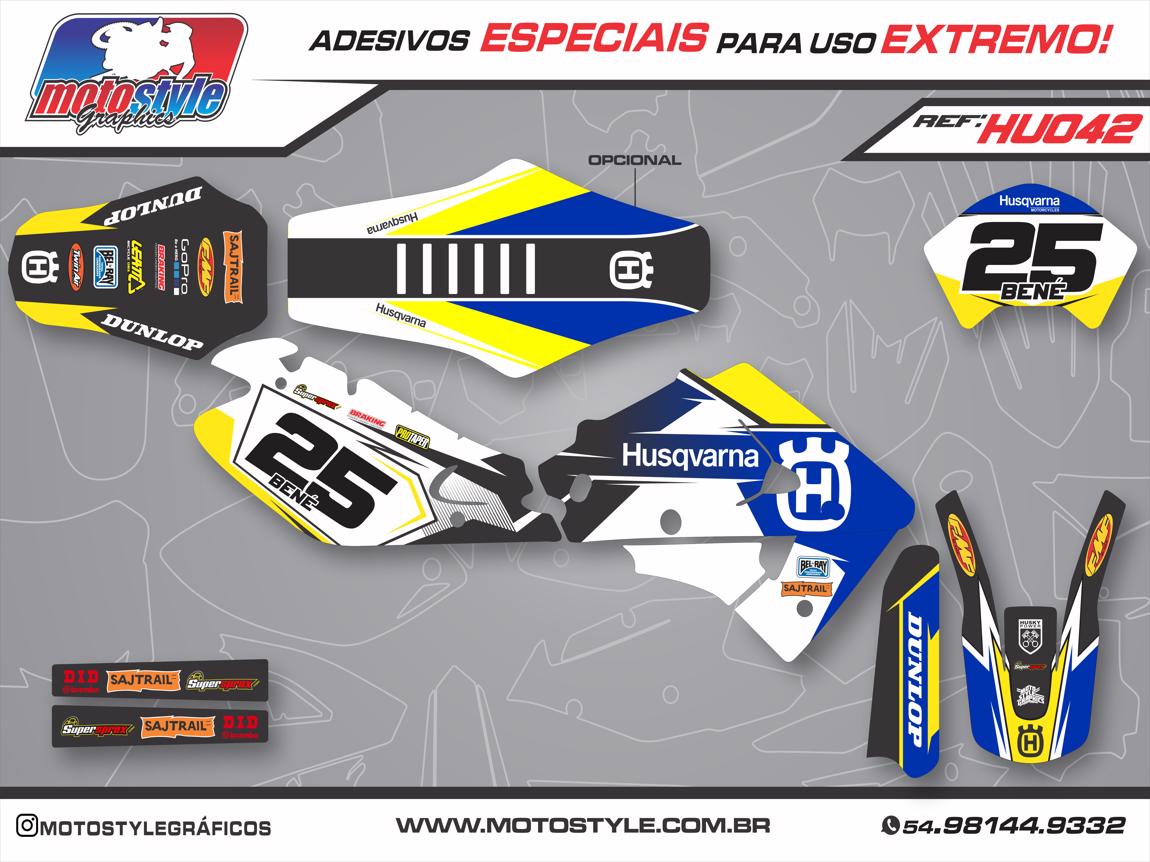 HU042 GRÁFICO ADESIVO HUSQVARNA
