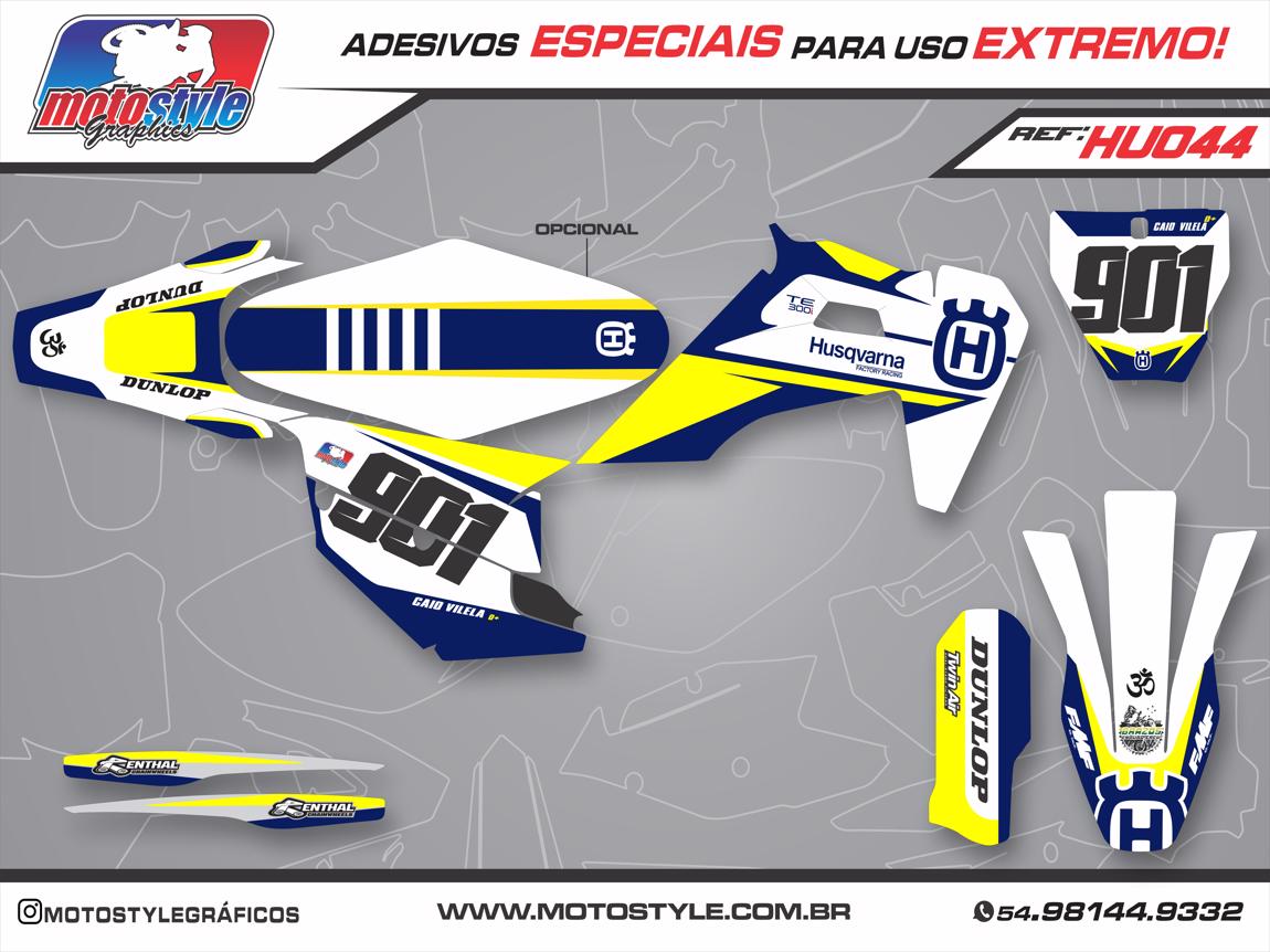HU044 GRÁFICO ADESIVO HUSQVARNA
