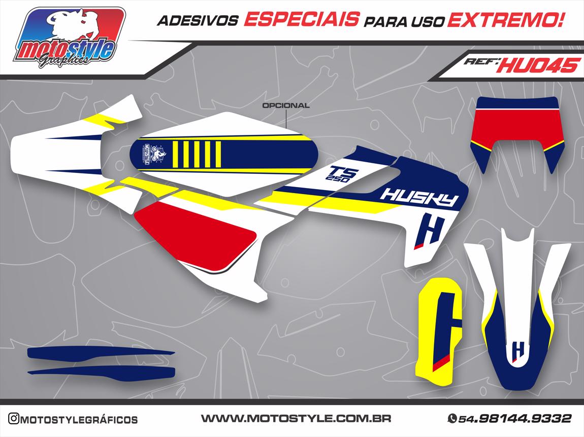 HU045 GRÁFICO ADESIVO HUSQVARNA