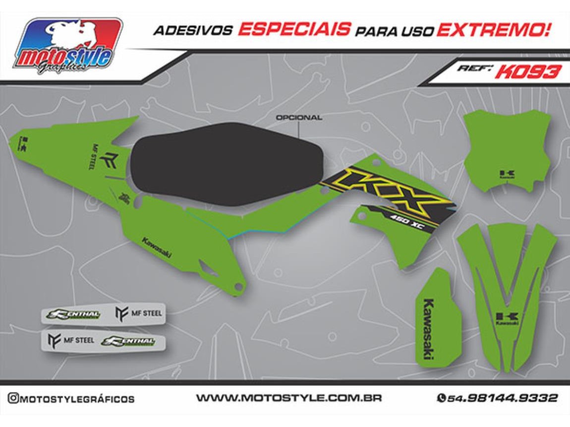 K093 GRÁFICO ADESIVO KAWASAKI