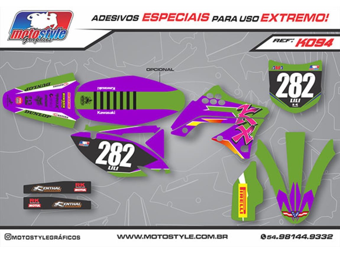 K094 GRÁFICO ADESIVO KAWASAKI