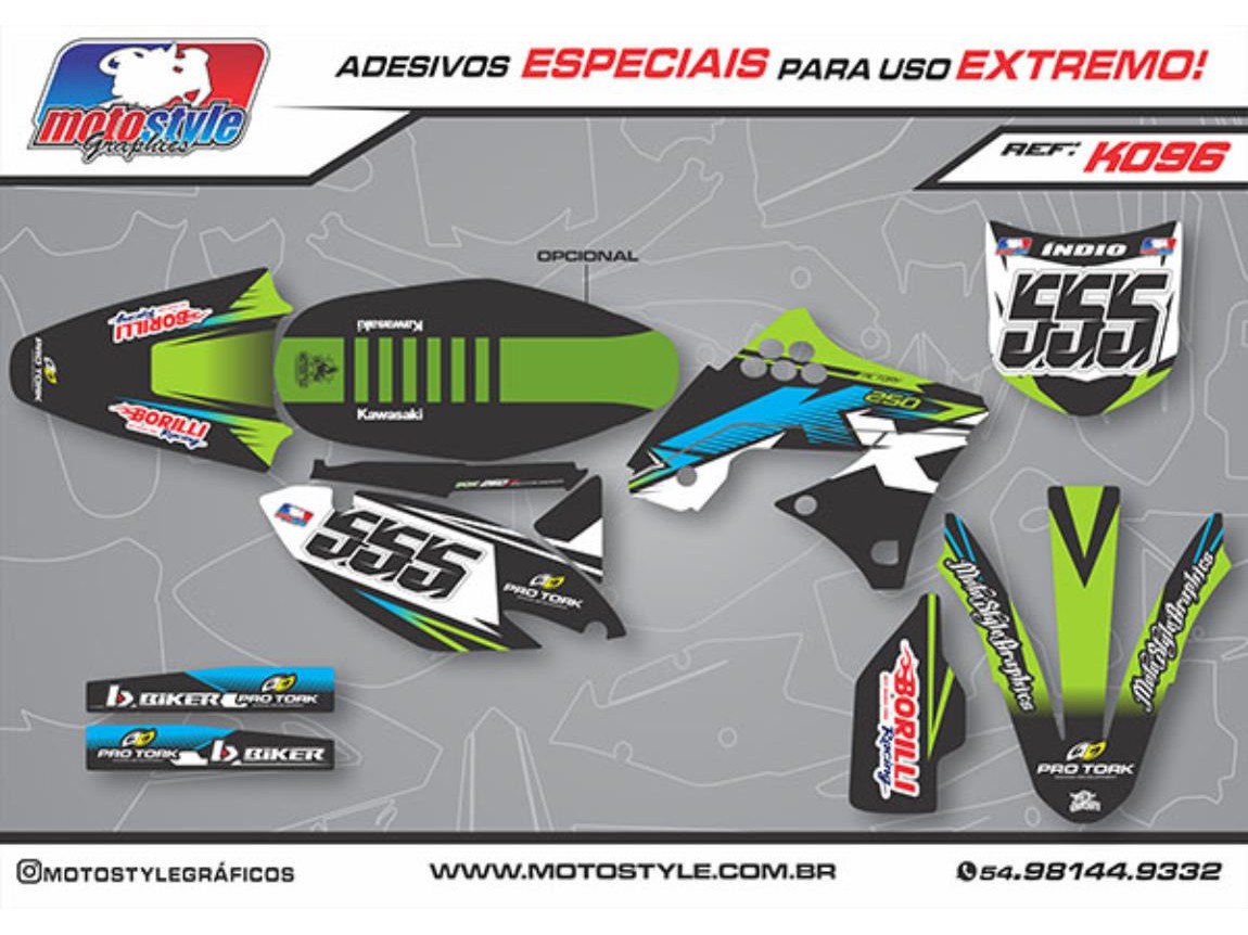 K096 GRÁFICO ADESIVO KAWASAKI