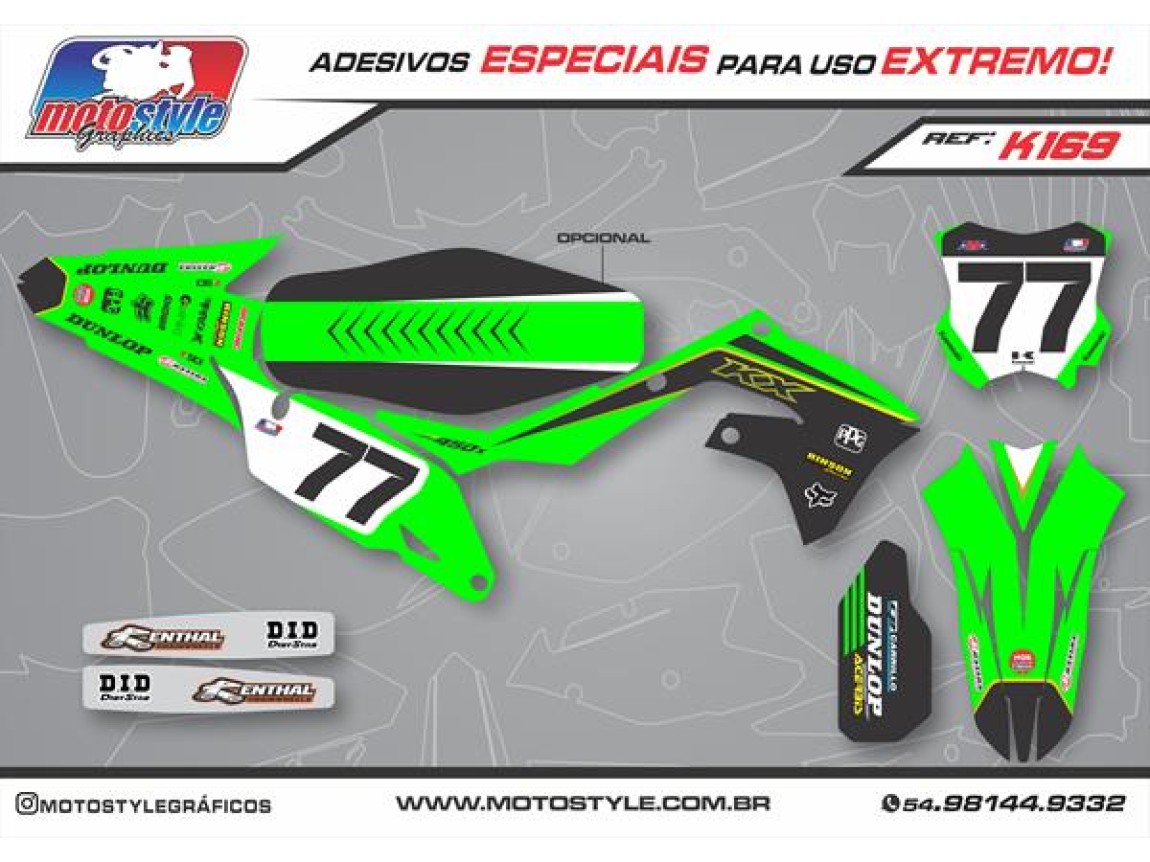 K169 GRÁFICO ADESIVO KAWASAKI