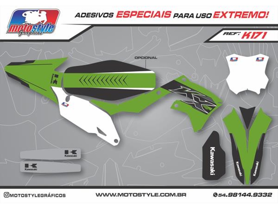 K171 GRÁFICO ADESIVO KAWASAKI