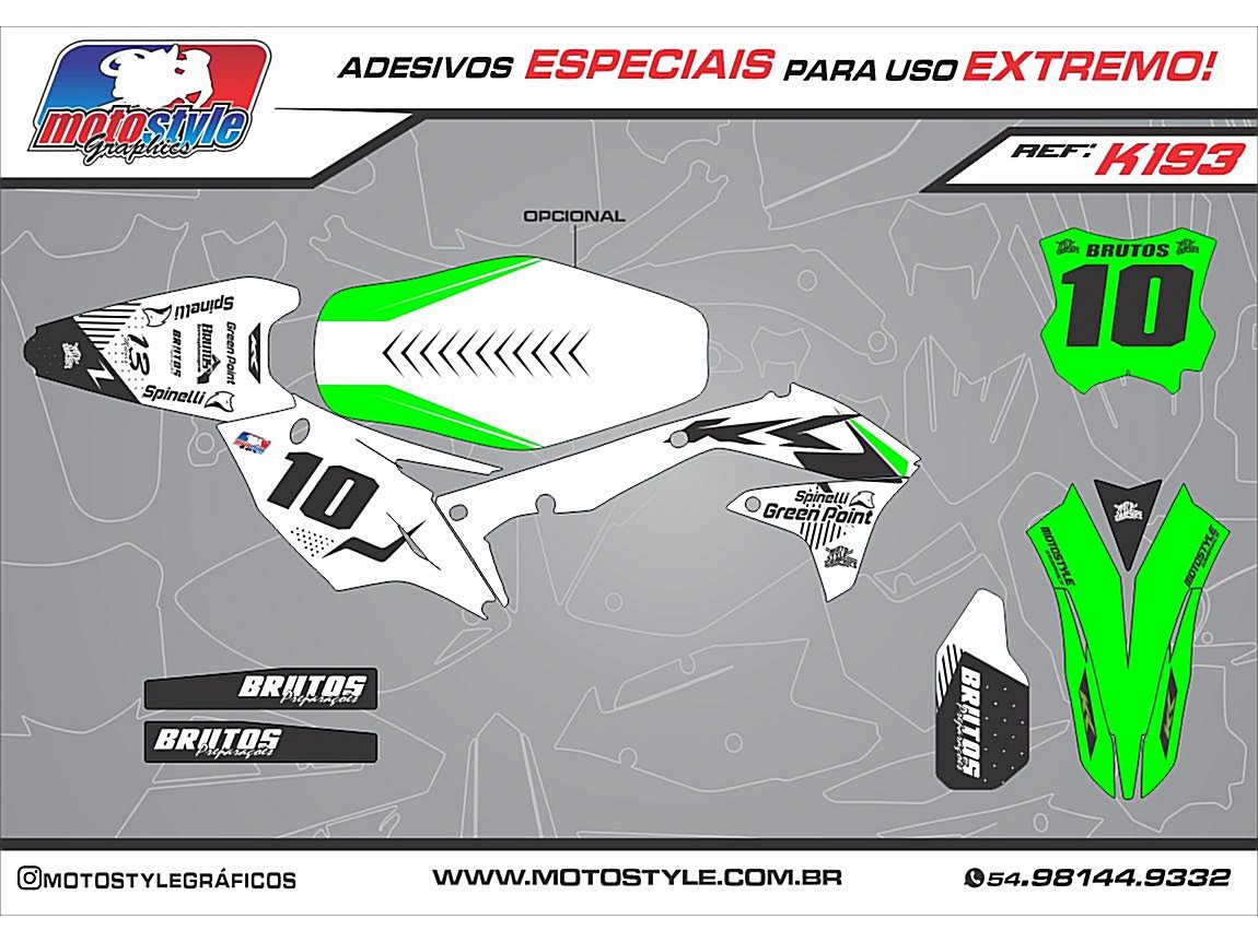 K193 GRÁFICO ADESIVO KAWASAKI