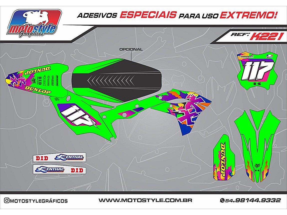 K221 GRÁFICO ADESIVO KAWASAKI