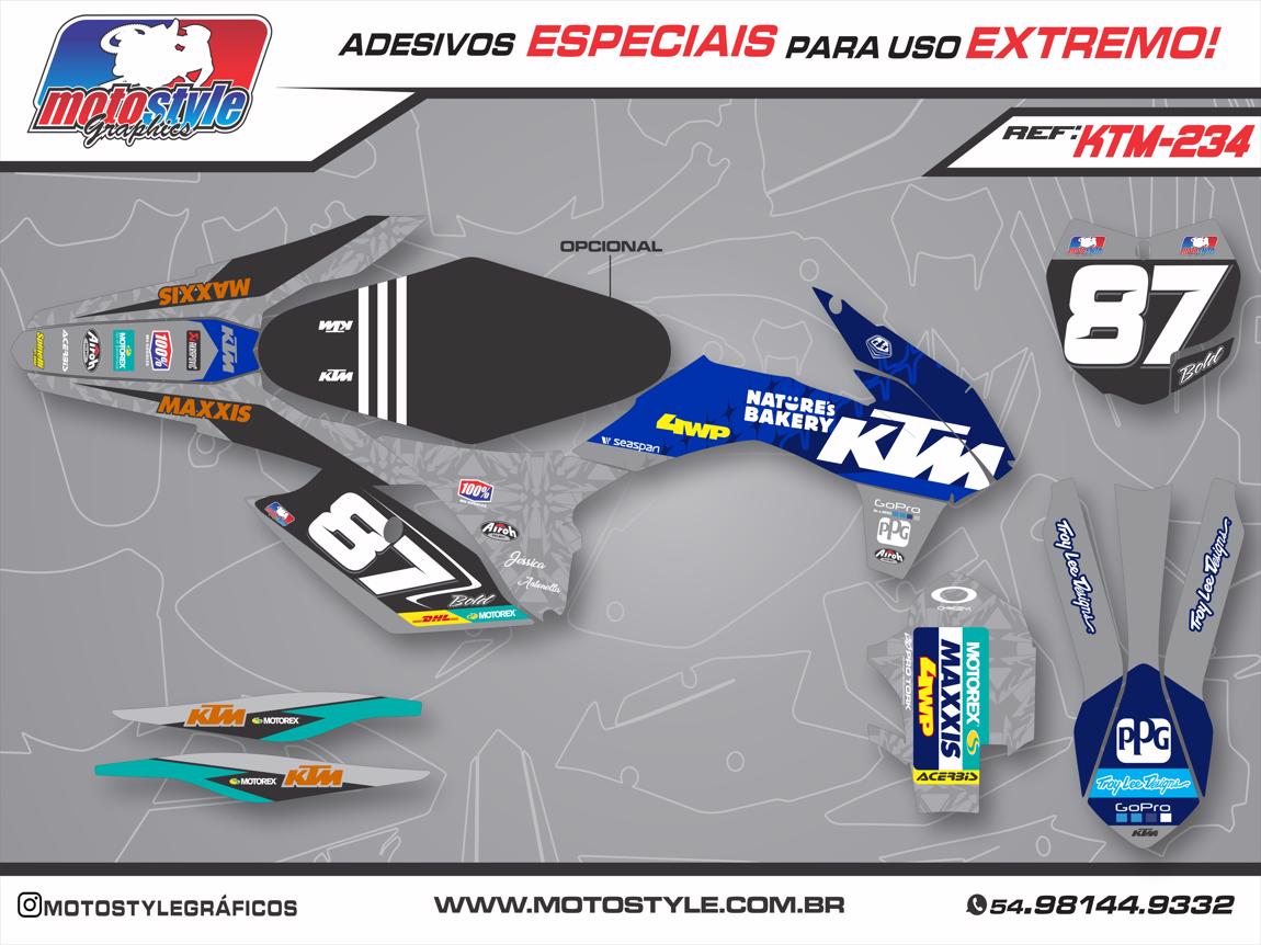 KTM 234 GRÁFICO ADESIVO KTM