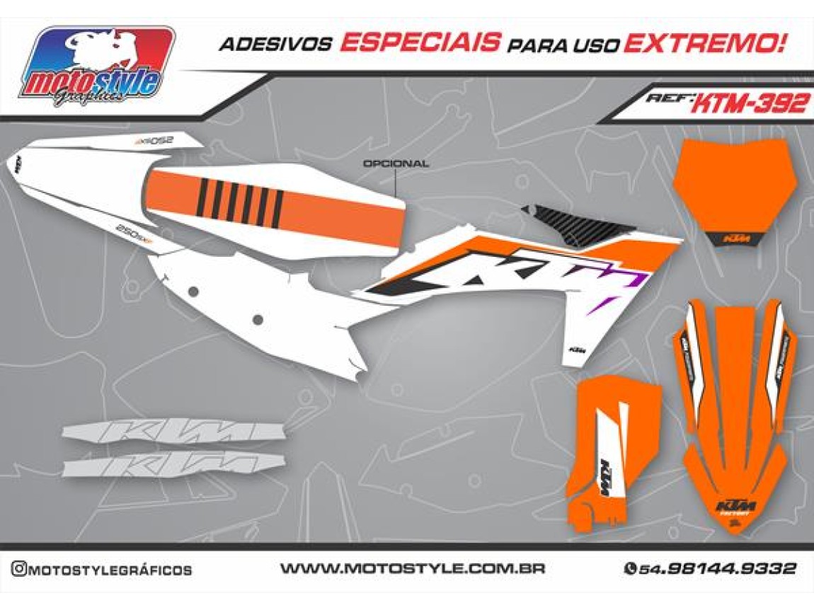 KTM 392 GRÁFICO ADESIVO KTM