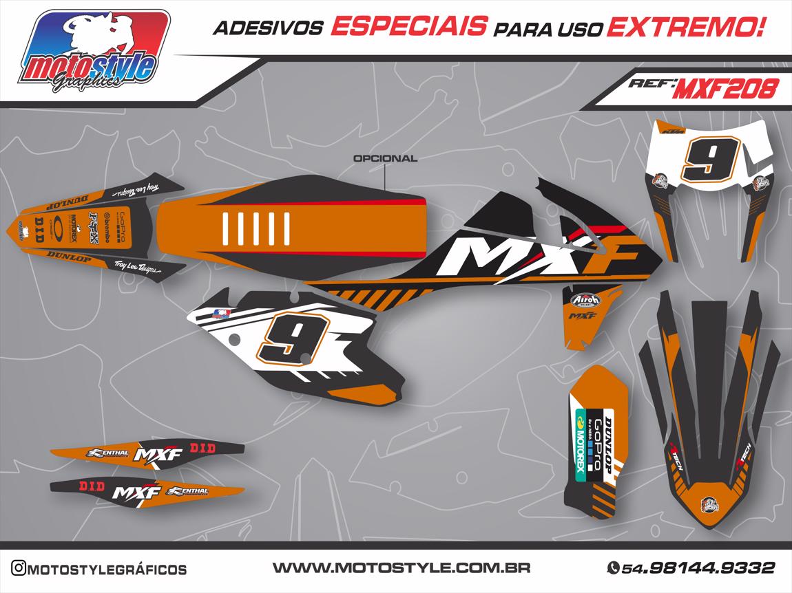 MXF 208 GRÁFICO ADESIVO MXF 4T