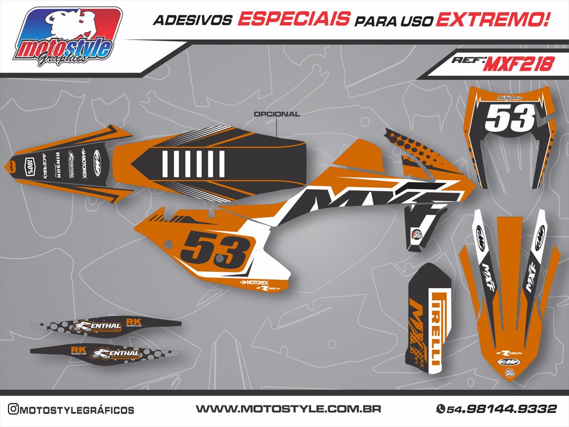 MXF 218 GRÁFICO ADESIVO MXF 4T