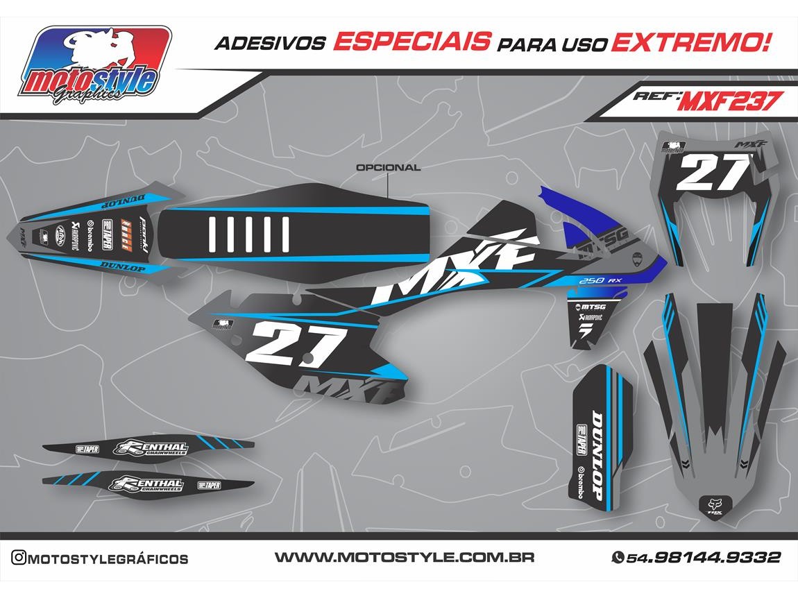 MXF 237 GRÁFICO ADESIVO MXF 4T