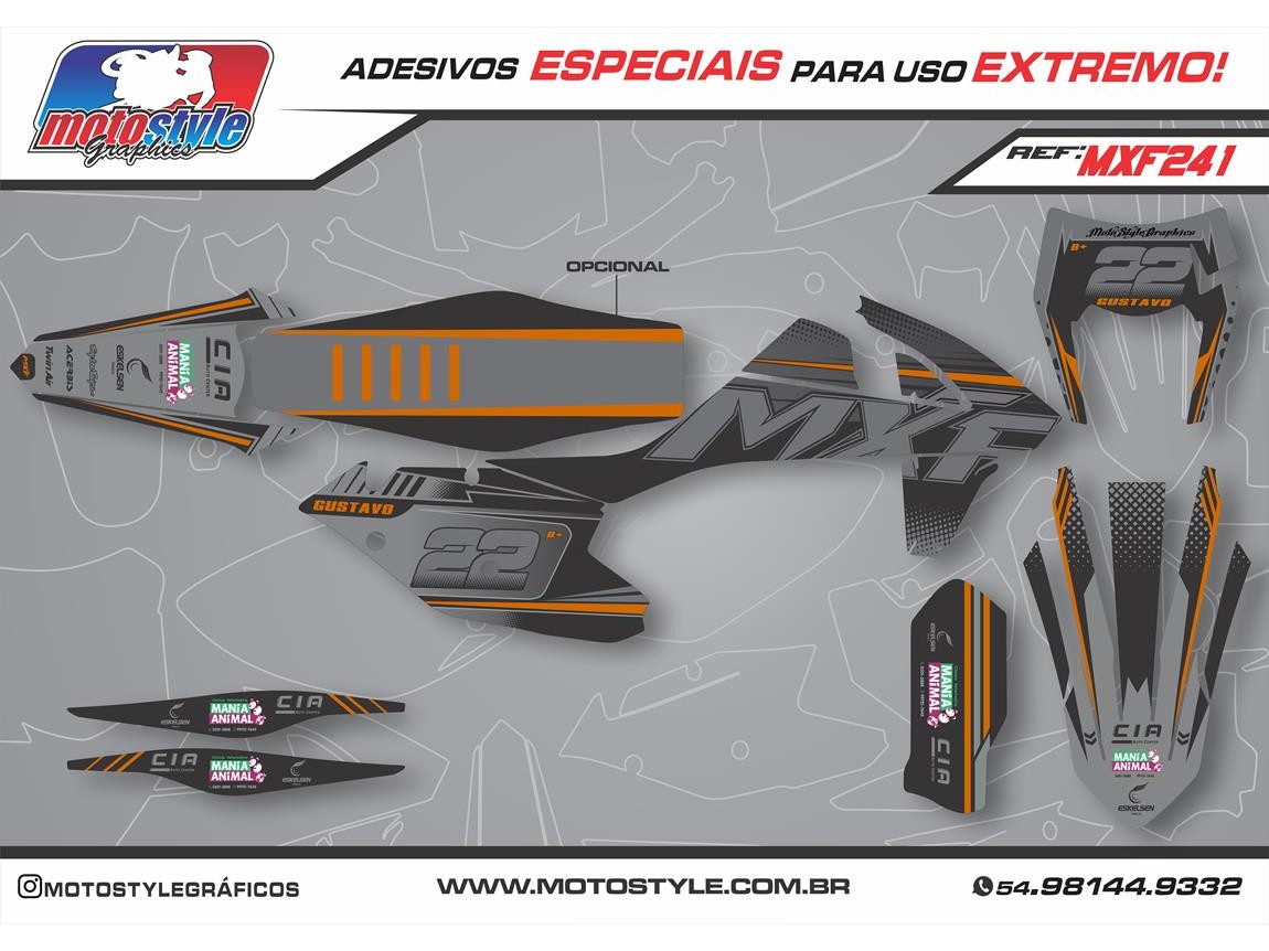 MXF 241 GRÁFICO ADESIVO MXF 4T